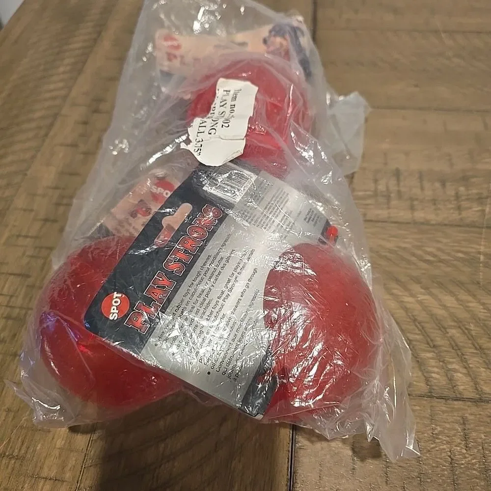 Set Of 3 Play Strong Rubber Ball Chew Toy for Dogs, Large